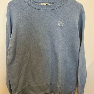 Blue Smiley Face Sweatshirt